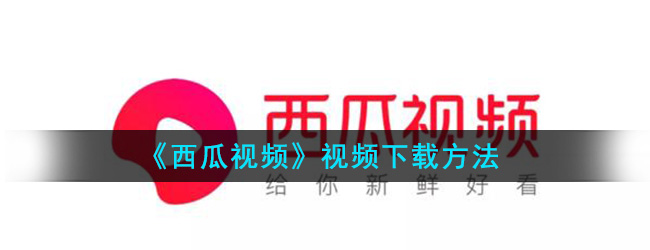 《西瓜视频》视频下载方法