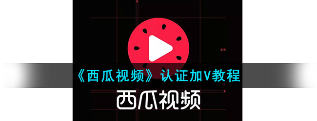 《西瓜视频》认证加V教程