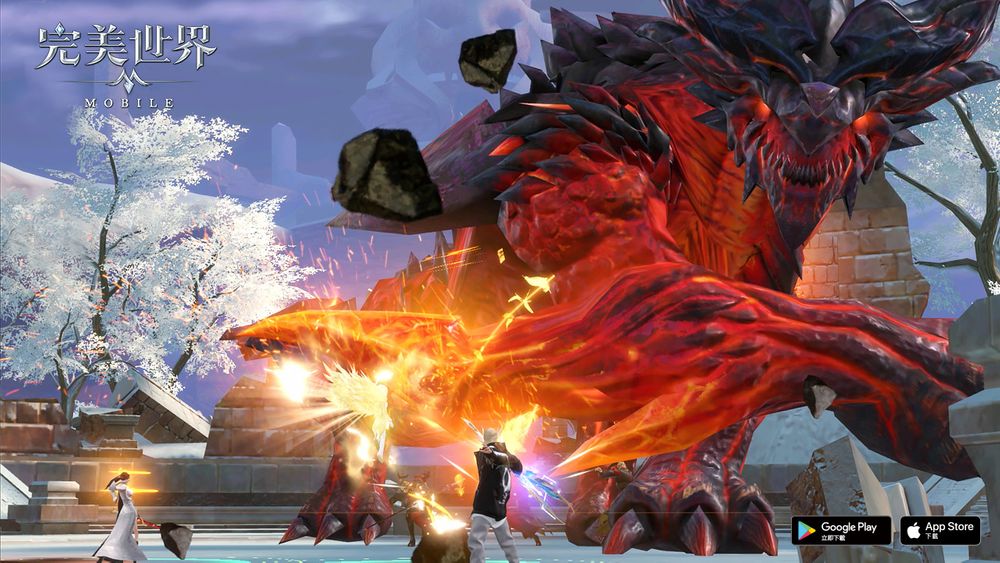 《完美世界手游》推出万人跨服城战「虚空战争」