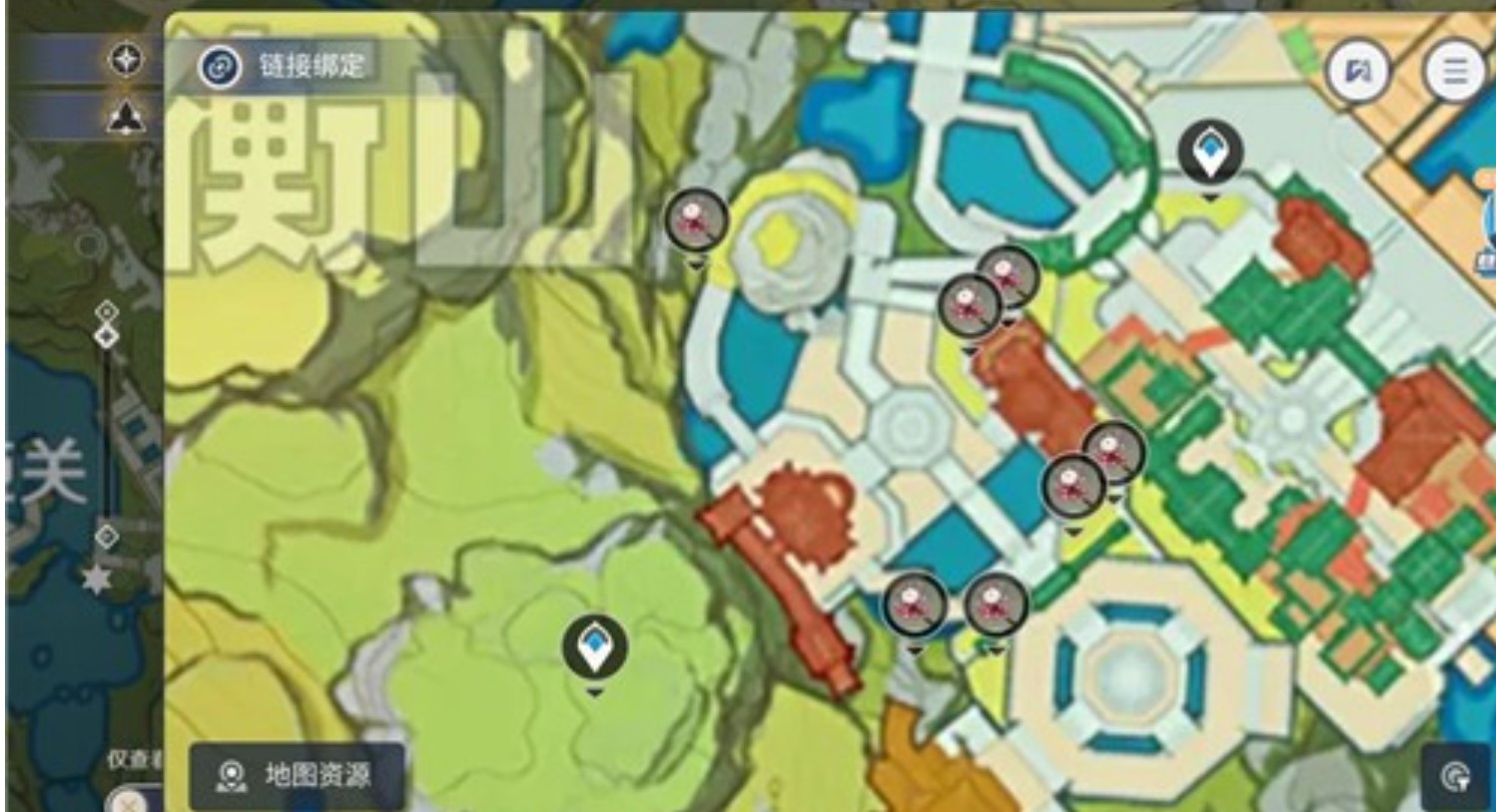 《原神》带有红色的采集物位置介绍