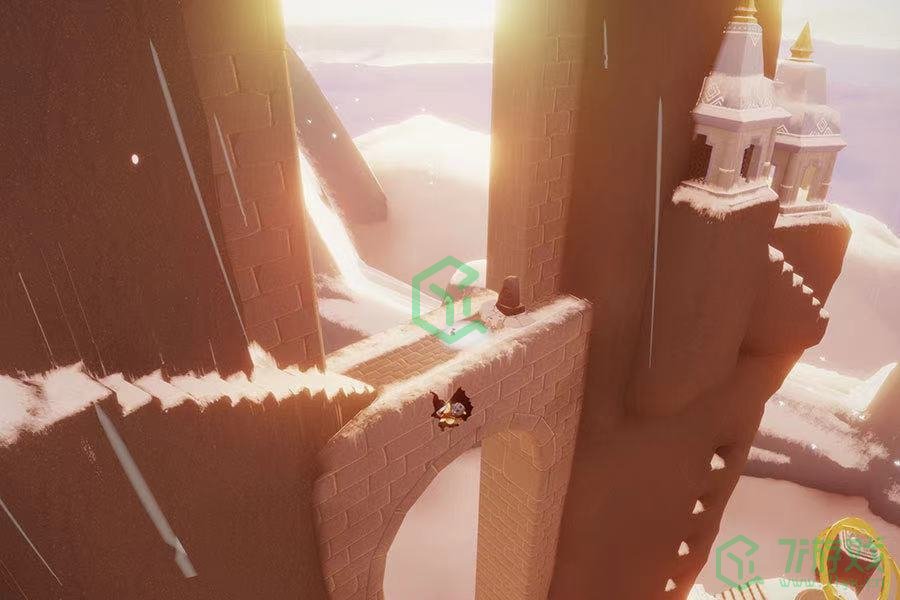 《光遇》霞光城上层冥想位置