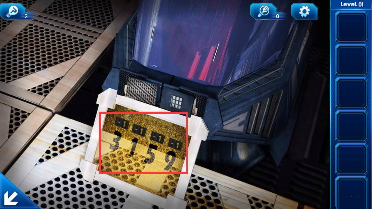 《密室逃脱9：逃出太空船》第一关通关攻略