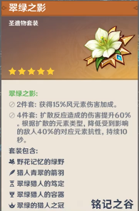 《原神》1.4温迪圣遗物搭配攻略