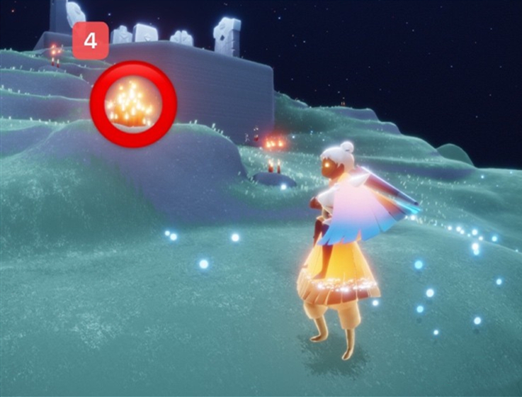 《光遇》4月3日大蜡烛位置分布分享