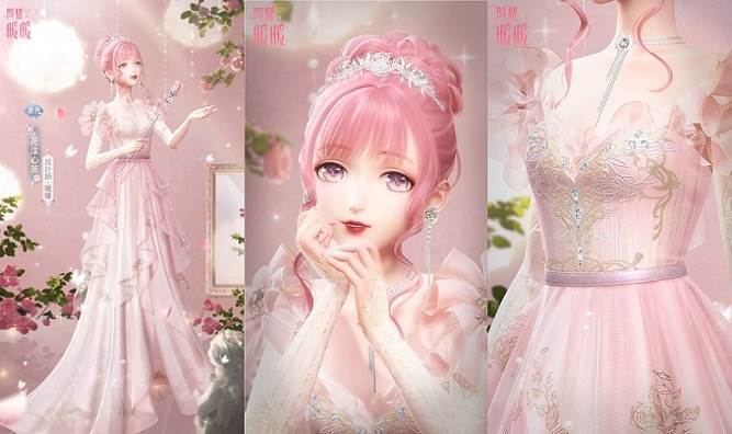 《闪耀暖暖》周年庆套装「花漾心蔷」免费获取限时感应活动「笙歌如旧」同步开启