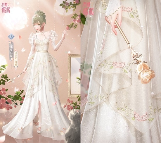 《闪耀暖暖》周年庆套装「花漾心蔷」免费获取限时感应活动「笙歌如旧」同步开启