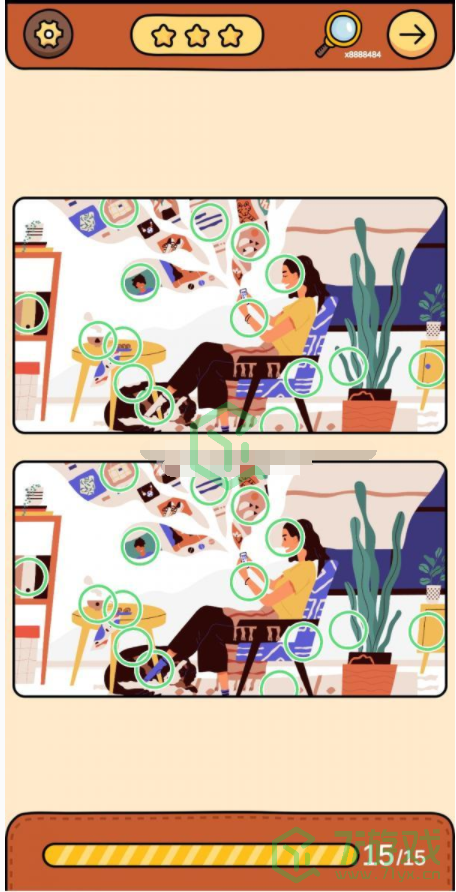 《脑洞大侦探》找茬第21关通关攻略介绍