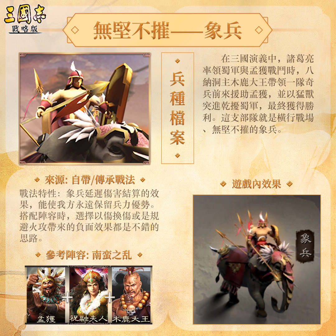 《三国志．战略版》全新第三季赛季即将登场四大兵种抢先曝光