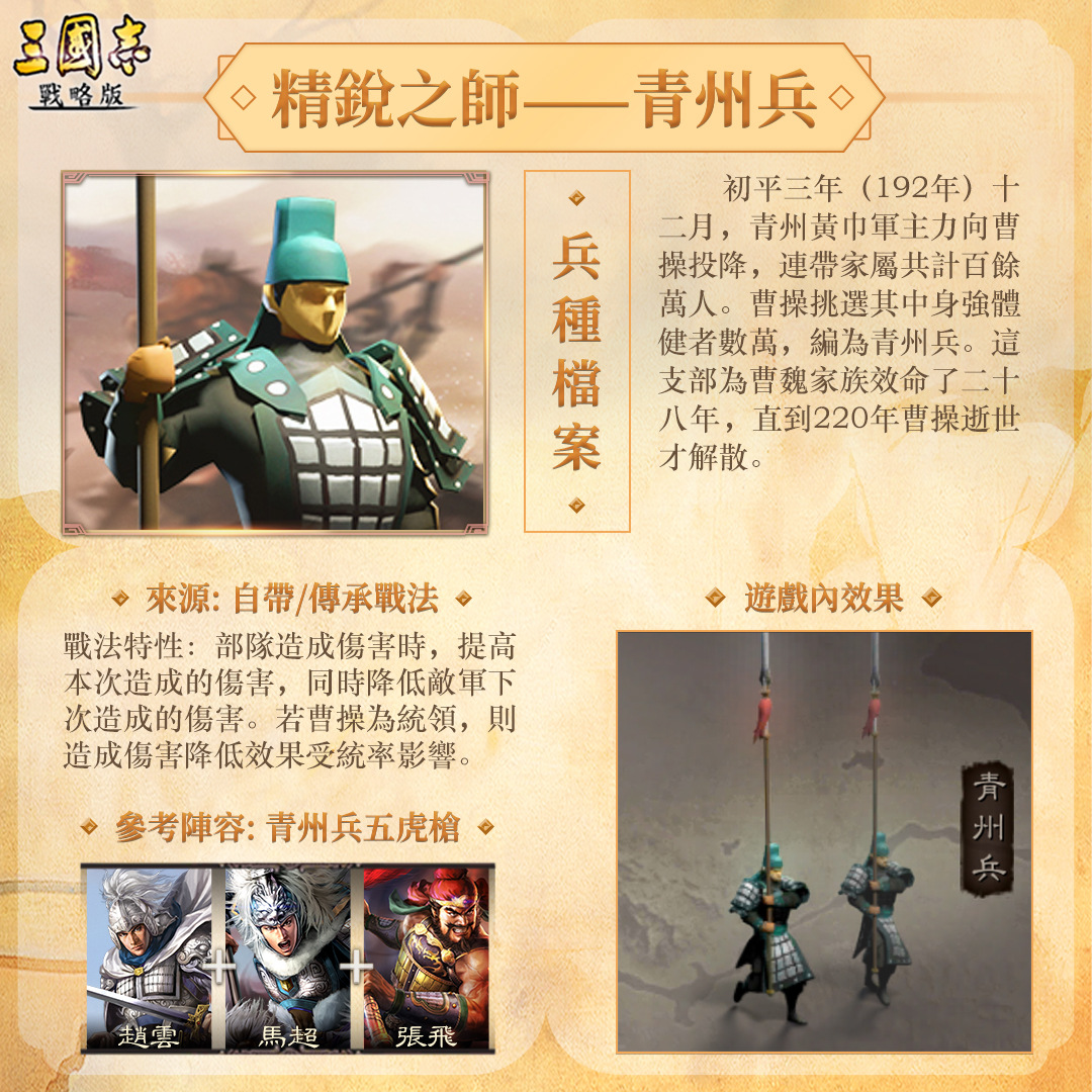 《三国志．战略版》全新第三季赛季即将登场四大兵种抢先曝光