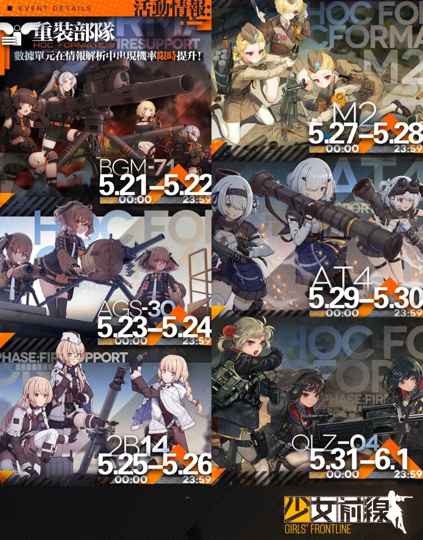 《少女前线》全球上市5 周年庆典即将展开全新装扮与诸多周年特别活动开跑