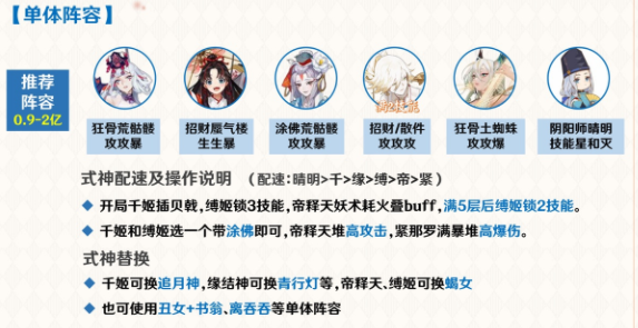 《阴阳师》天魔归来阵容搭配推荐