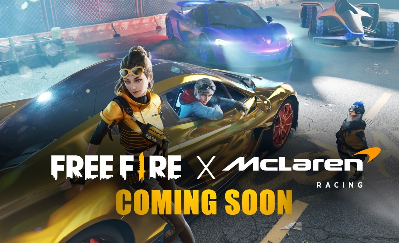 超跑与战场的巅峰跨界《Free Fire》x McLaren Racing合作顶级超跑麦拉伦P1 与联名车款「MCLFF」即将登场