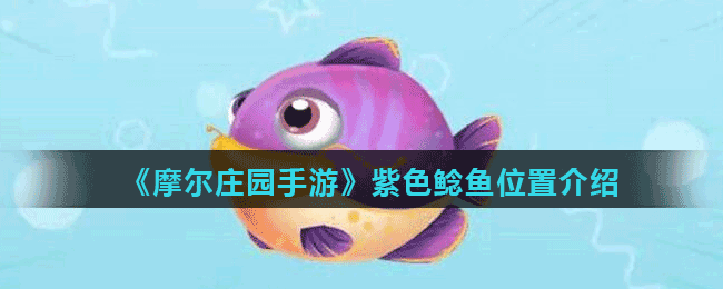 《摩尔庄园手游》紫色鲶鱼位置介绍