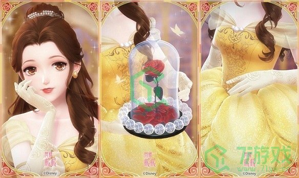 《闪耀暖暖》联名迪士尼《美女与野兽》&《仙履奇缘》 