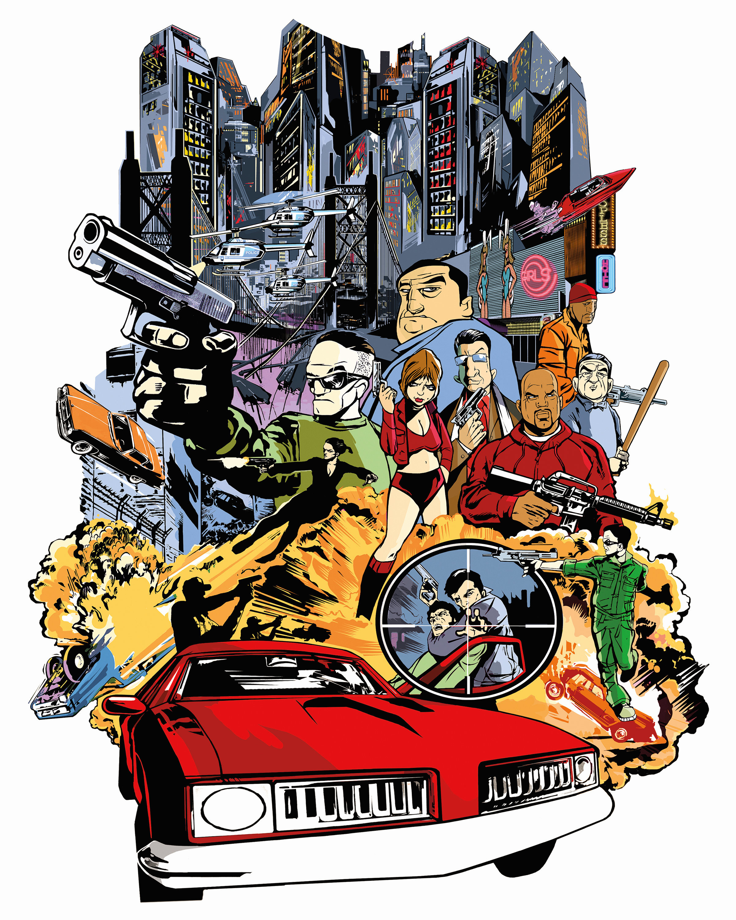 《侠盗猎车手3》迎接诞生20 周年纪念美术总监回顾系列转捩点制作理念