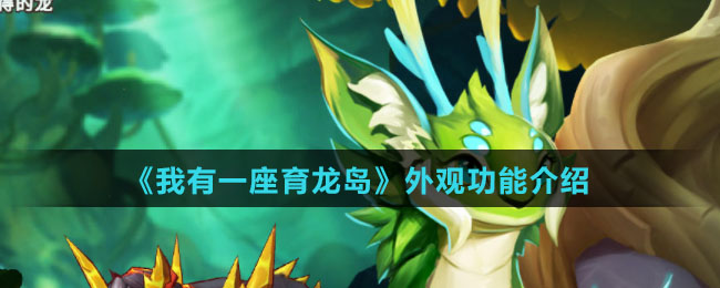 《我有一座育龙岛》外观功能介绍