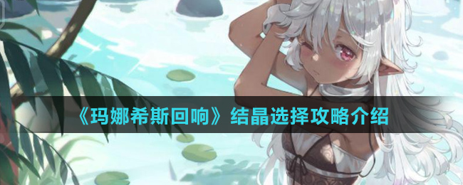 《玛娜希斯回响》结晶选择攻略介绍