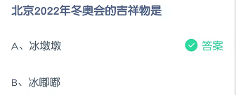 北京2022年冬奥会吉祥物是
