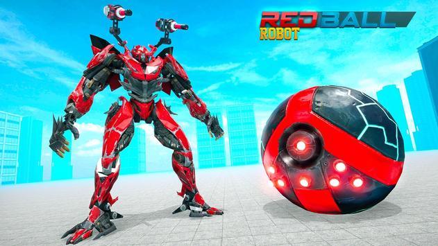 未来派红球机器人汽车
