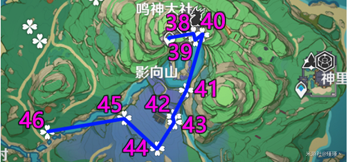 《原神》2022绯樱绣球采集路线图攻略介绍