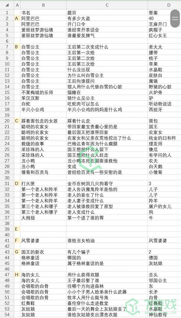 《魔镜物语》魔法教室答题题库答案大全介绍