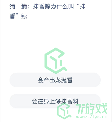 猜一猜：抹香鲸为什么叫“抹香”鲸