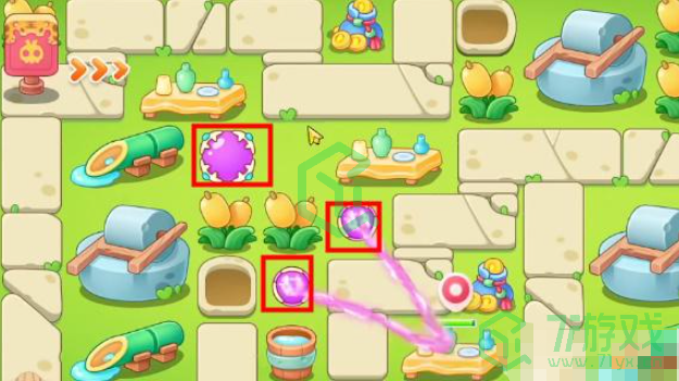 《保卫萝卜4》七夕鹊桥会第3关攻略