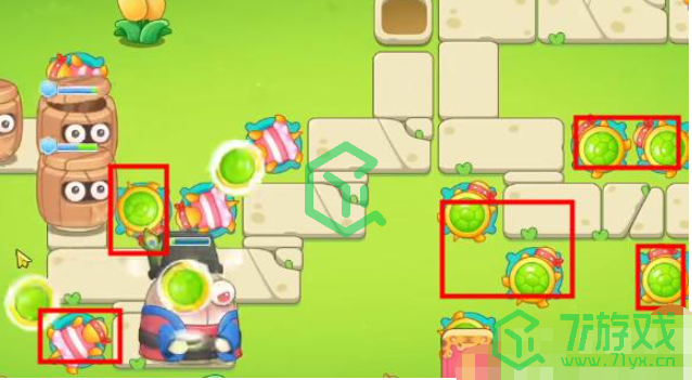 《保卫萝卜4》七夕鹊桥会第5关攻略​