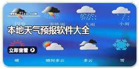 本地天气预报软件大全