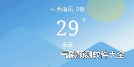 气象预测软件大全