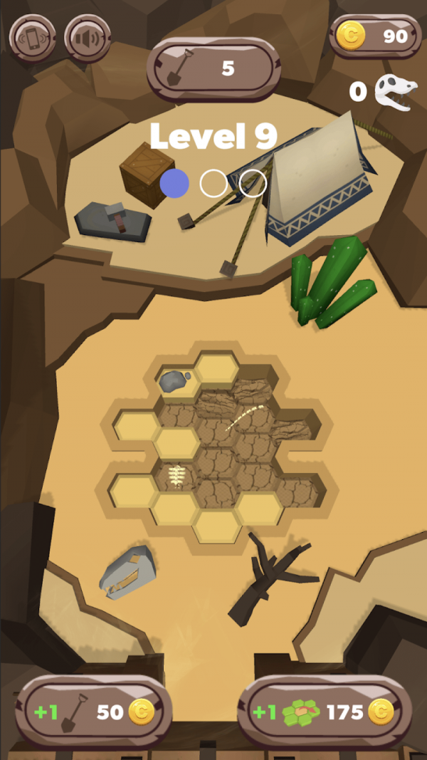 化石挖掘模拟器截图 化石挖掘模拟器截图