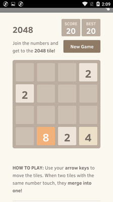 经典2048截图 经典2048截图