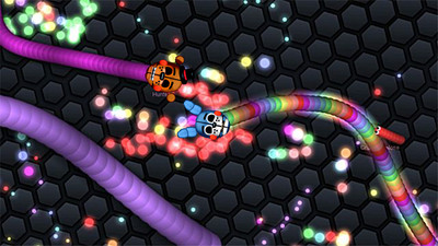 滑行蛇对战截图