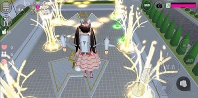 樱花校园模拟器圣诞树版截图