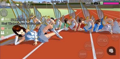 樱花校园模拟器圣诞树版截图