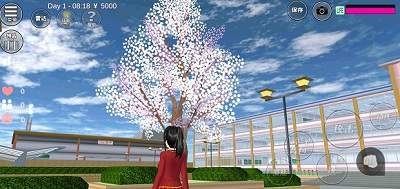 樱花校园模拟器圣诞树版截图