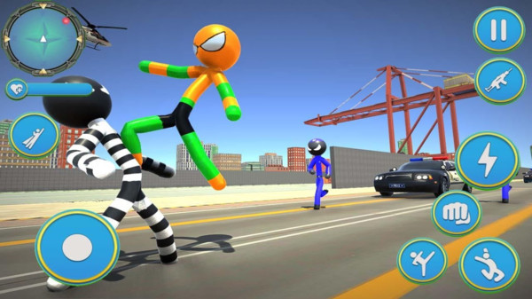 超级蜘蛛火柴人截图