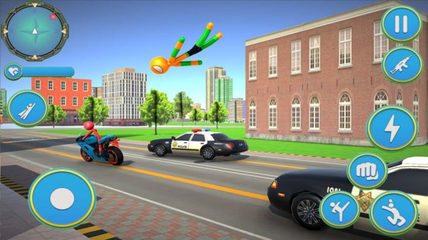 超级蜘蛛火柴人截图