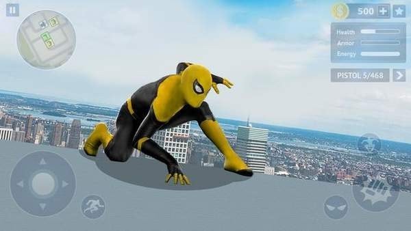 黄色蜘蛛英雄截图