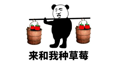 来和我种草莓表情包截图 来和我种草莓表情包截图
