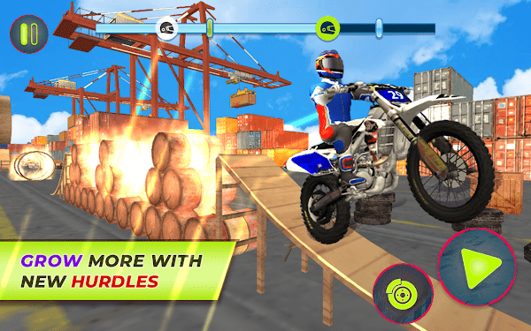 自行车特技3D自行车比赛截图