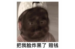 把我炸黑了赔钱表情包截图 把我炸黑了赔钱表情包截图