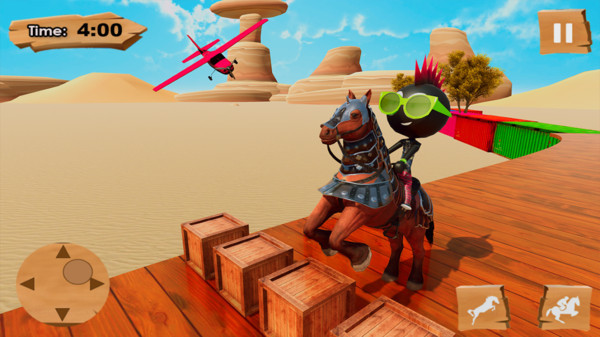 火柴人骑马截图 火柴人骑马截图