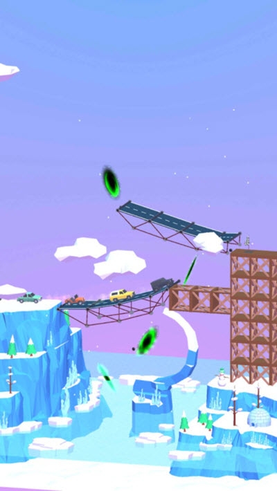 桥梁搭建3D截图 桥梁搭建3D截图