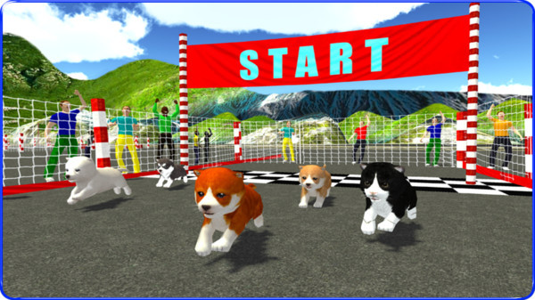 小狗跑酷比赛模拟器截图