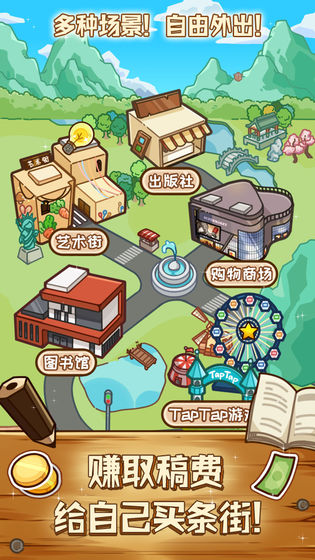 小说家模拟2 无限灵感版截图 小说家模拟2 无限灵感版截图