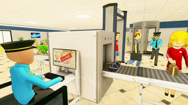 火柴人机场安检截图 火柴人机场安检截图