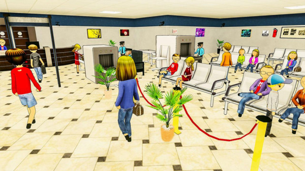 火柴人机场安检截图 火柴人机场安检截图