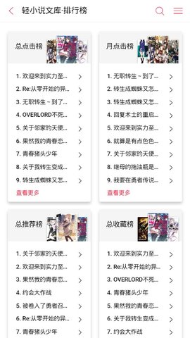 哔哩轻小说 和谐版截图