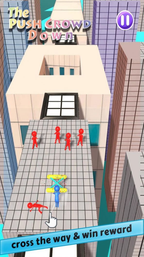 推开拥挤的人类截图